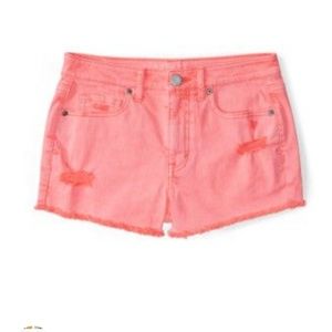 Aeropostale high waisted destructed shorts